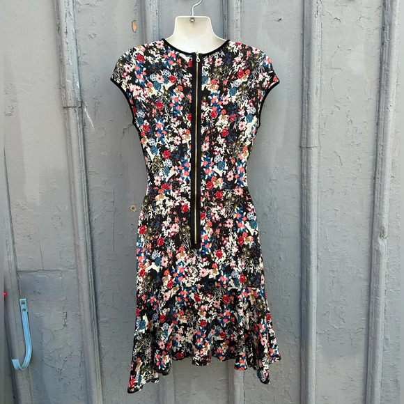 Erdem  Darlina Floral-Print Flounce Dress, size 8 - Picture 3 of 14